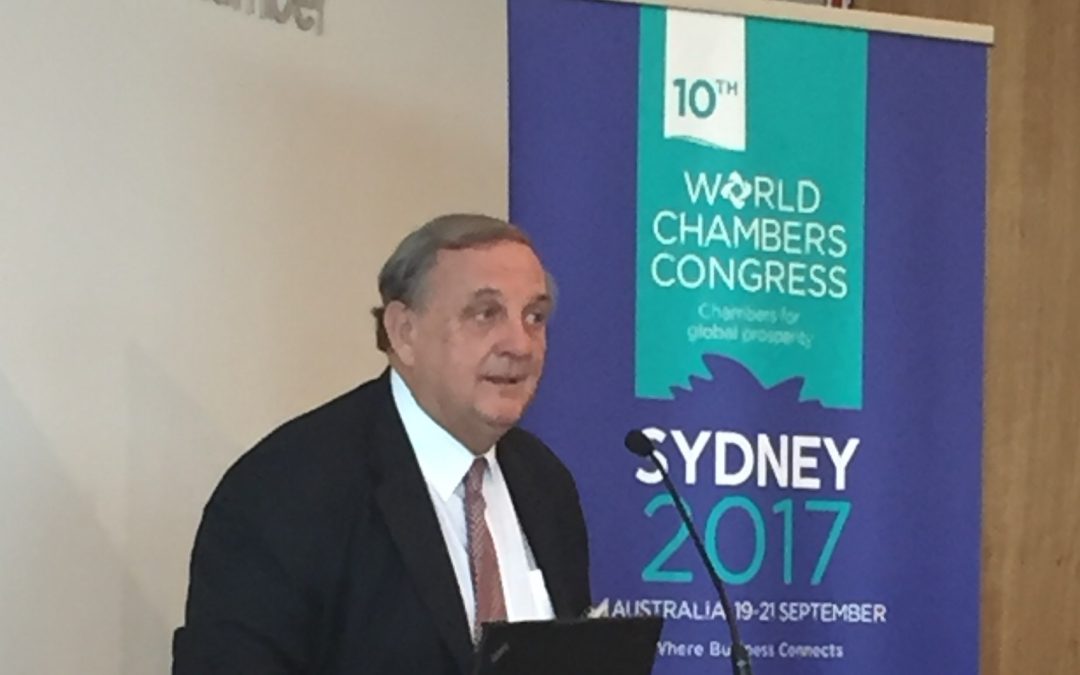 NSW Business Chambers lunch to promote the World Chambers Congress to be held in Sydney Sept 2017